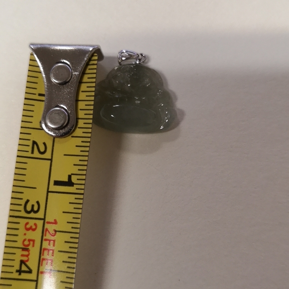 Happy Buddha Jade pendant - Picture 4 of 7